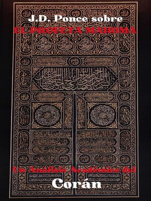 cover image of J.D. Ponce sobre el Profeta Mahoma